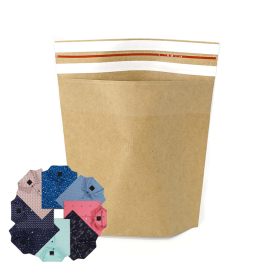 Oval Bottom Mailer with Two Adhesive Tapes