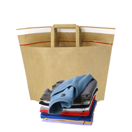 Oval Bottom Mailer with Single Adhesive Tape and Flat Handle